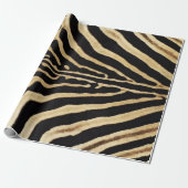 Zebra Hyde Decoupage Posters Cadeaupapier (Uitgerold)