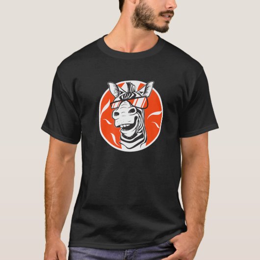 Zebra I Zebra Zonnebrillen I Funny Zebra Lovers Ki T-shirt (Voorkant)