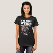 Zebra Ik ben niet raar Ik ben Zebra T-shirt (Voorkant volledig)