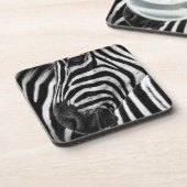 Zebra-illusie Bier Onderzetter (Linkerzijde)