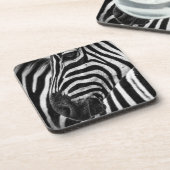 Zebra-illusie Bier Onderzetter (Linkerzijde)