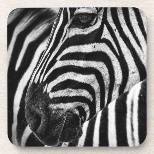 Zebra-illusie Bier Onderzetter