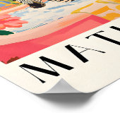 Zebra in bad Grappig Poster, badkamer Wall Art, Poster (Hoek)