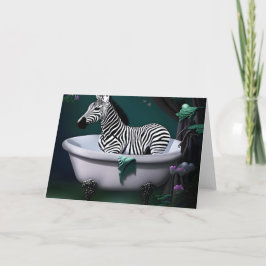 Zebra in de Tub Kaart