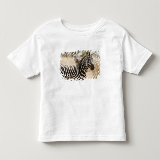 Zebra in het Meru National Park, Kenia. Kinder Shirts (Voorkant)