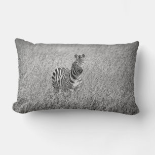 Zebra in high grass kussen