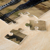 Zebra in Kenia. Legpuzzel (Zijkant)