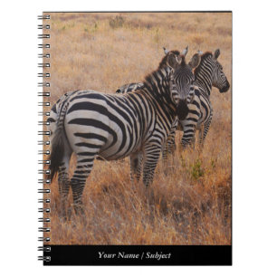 Zebra in Kenia Notitieboek