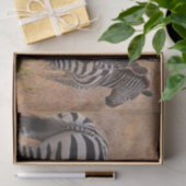 Zebra in Kenia Tissuepapier (Geschenk)