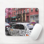 zebra in manhattan NYC mousepad design Muismat (Met muis)