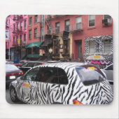 zebra in manhattan NYC mousepad design Muismat (Voorkant)