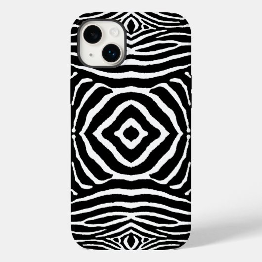 Zebra in zwart en wit Case-Mate iPhone case (Achterkant)