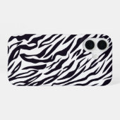 zebra iPhone 16 hoesje (Achterkant horizontaal)