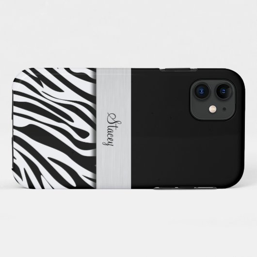 Zebra iPhone 5 Hoesje (Achterkant (horizontaal))