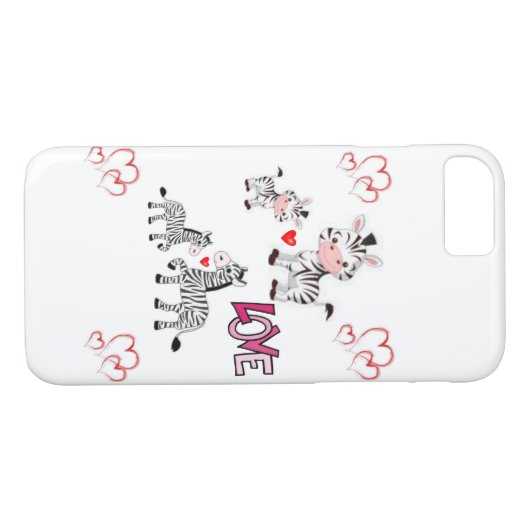 ZEBRA IPhone-cases Valentijnsdag Case-Mate iPhone Case (Achterkant (Horizontaal))