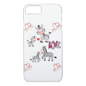 ZEBRA IPhone-cases Valentijnsdag Case-Mate iPhone Case (Achterkant)