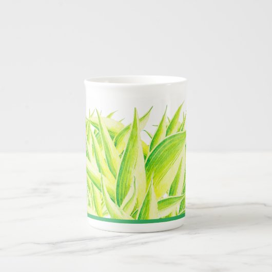 Zebra Iris op een Bone China Mok (Voorkant)