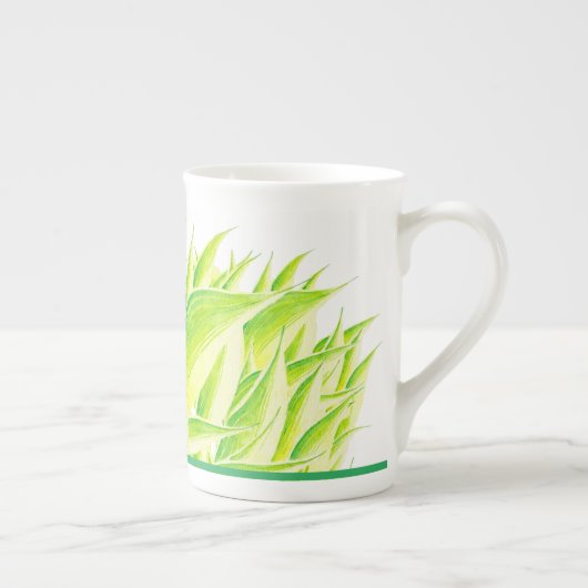 Zebra Iris op een Bone China Mok (Rechts)