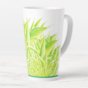 Zebra Iris op een grote latte Mok