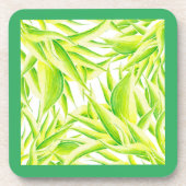 Zebra Iris op een Onderzetter Set (Voorkant)