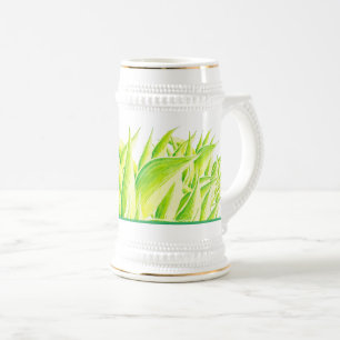Zebra Iris op een Stein Bierpul