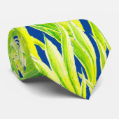 Zebra Iris op een Stropdas (Opgerold)