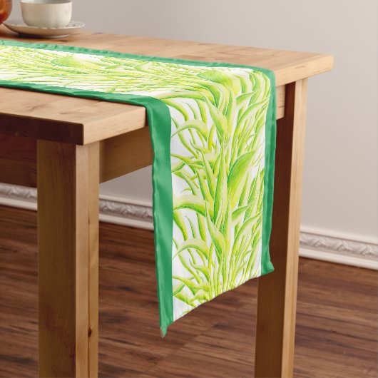 Zebra Iris op een Table Runner Medium Tafelloper (Voorbeeld)