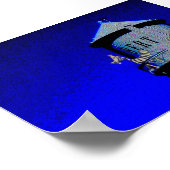 Zebra is op patrouille poster (Hoek)