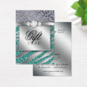 Zebra Jewelry Gift Kaart Silver (Bureau)