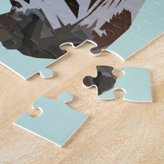 ZEBRA JIGSAW PUZZLE LEGPUZZEL (Zijkant)