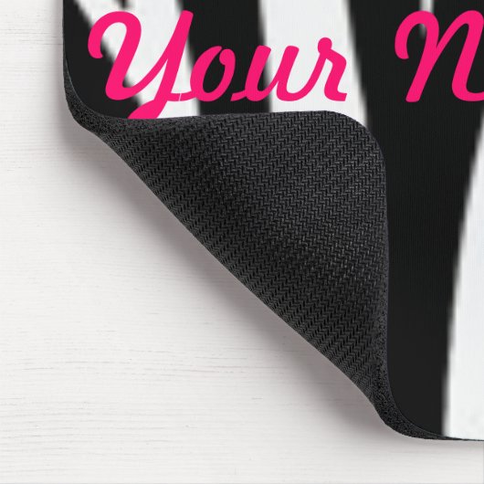 zebra, Jouw naam hier Muismat (Hoek)