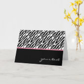 Zebra Kaart (Gele Bloem)