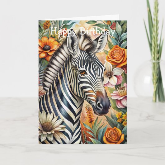 Zebra Kaart (Voorkant)