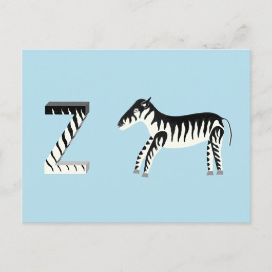 Zebra Kaart (Voorkant)