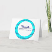 Zebra Kaart (Achterkant)