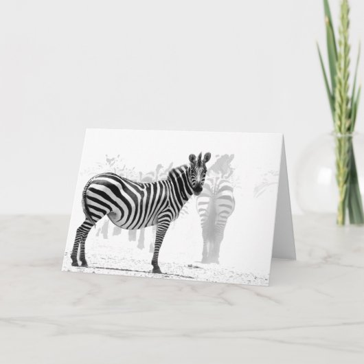 Zebra Kaart (Voorkant)