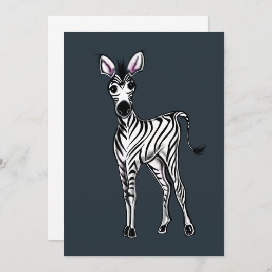 Zebra Kaart (Voorkant / Achterkant)