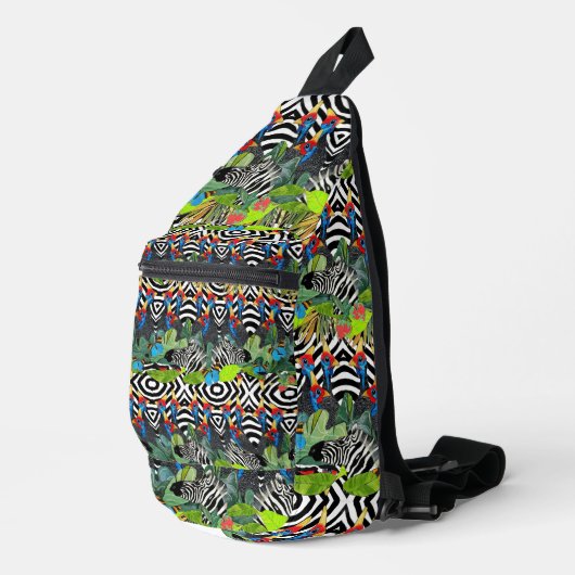 Zebra Kanga  Sling Bag (Rechterhoek)