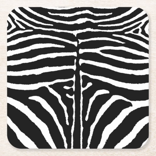 Zebra Kartonnen Onderzetters (Voorkant)