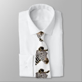 Zebra Keelband Stropdas (Gebonden)