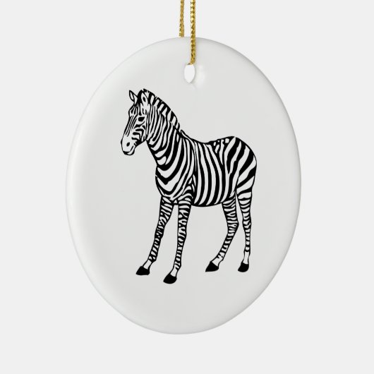 zebra keramisch ornament (Rechts)