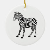 zebra keramisch ornament (Voorkant)
