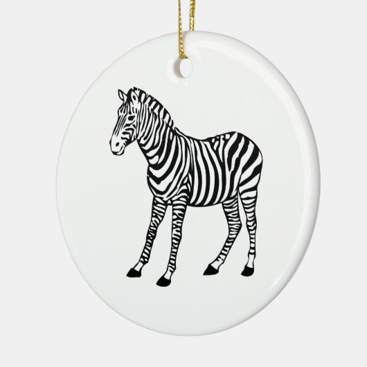 zebra keramisch ornament (Links)