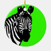 zebra keramisch ornament (Achterkant)