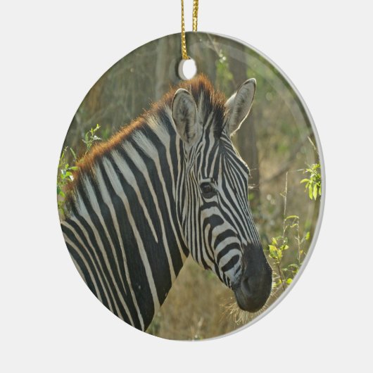 Zebra Keramisch Ornament (Links)