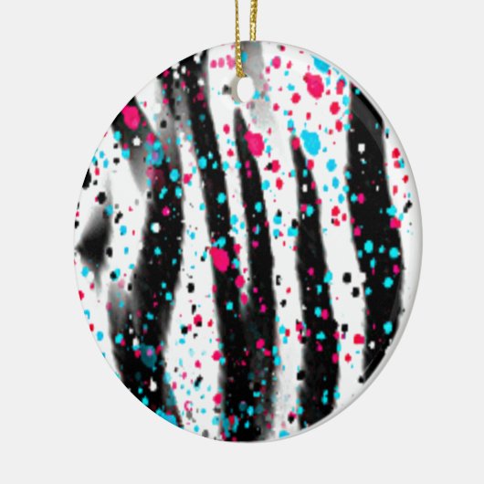 Zebra Keramisch Ornament (Links)