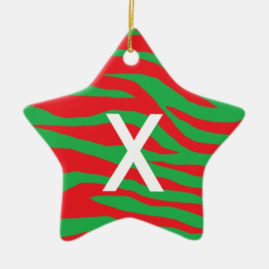 Zebra Keramisch Ornament (Voorkant)