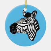 Zebra Keramisch Ornament (Voorkant)