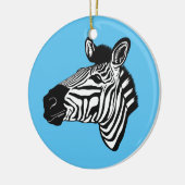 Zebra Keramisch Ornament (Links)