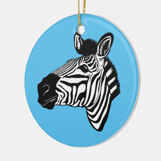 Zebra Keramisch Ornament (Links)